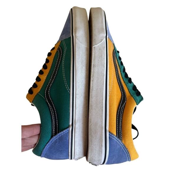 Vans Men's Colorblocked Off The Wall Old Skool Casual Sneakers Size 10.5 - Picture 4 of 9